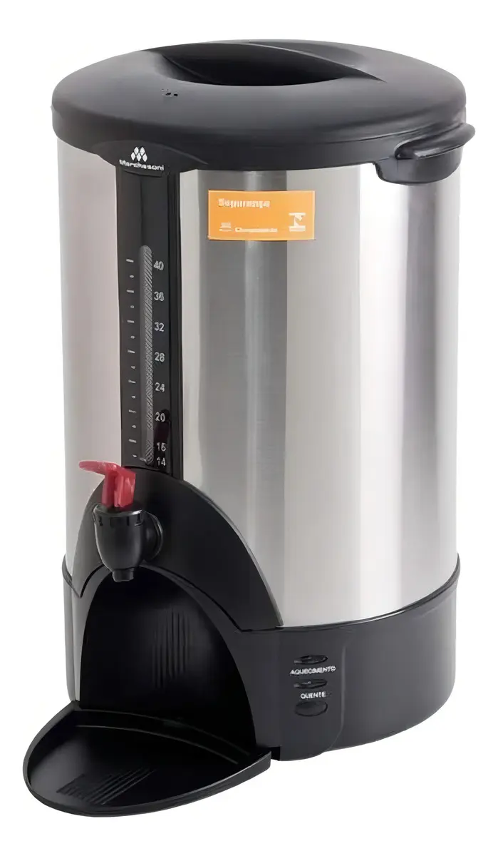 Cafeteira automatica Marchesoni 6 litros prateada