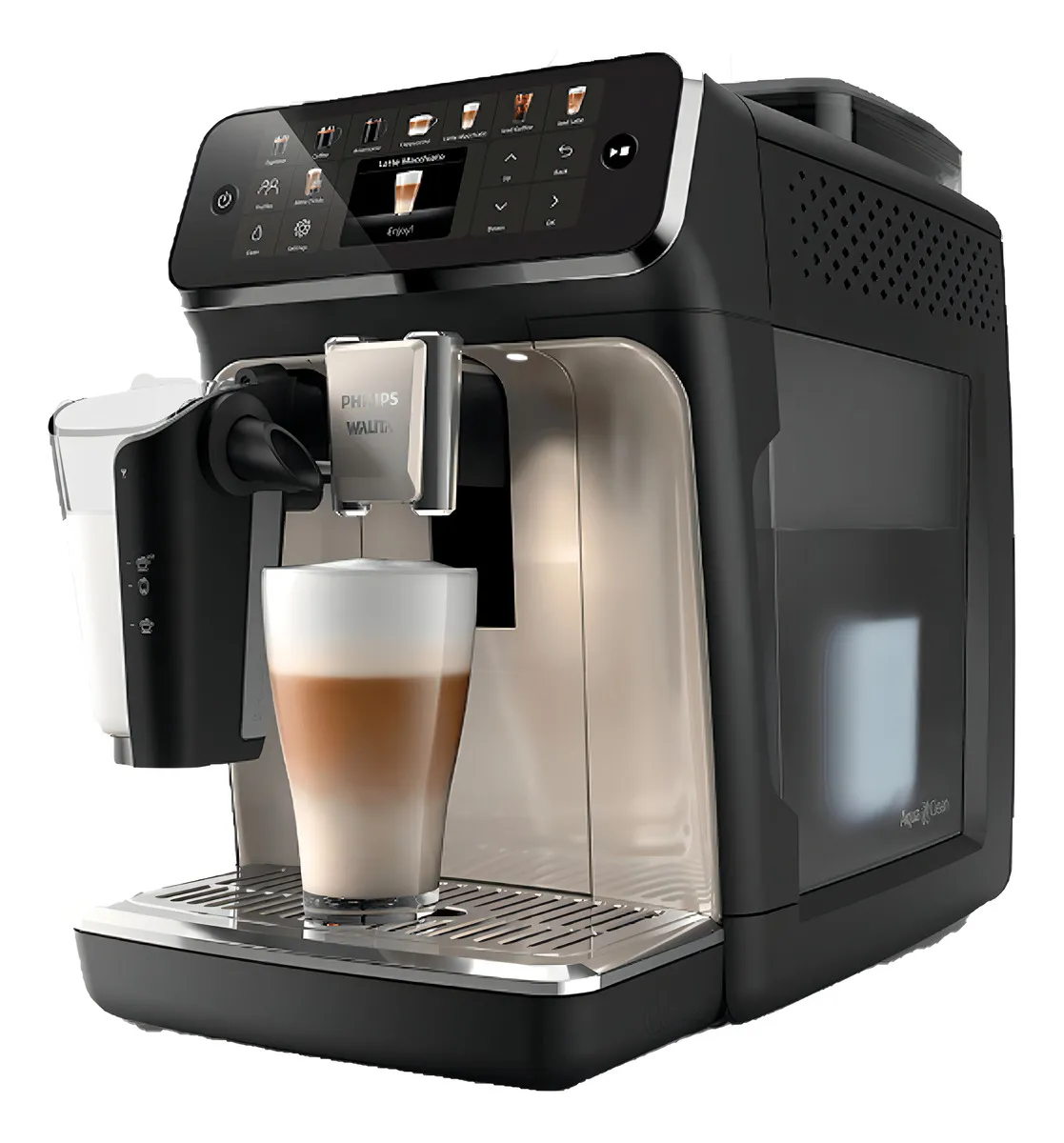 Cafeteira espresso superautomatica LatteGo Serie 5500 Philips Walita preta
