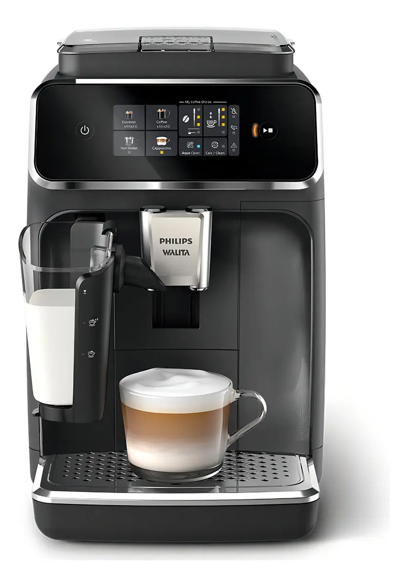 Cafeteira espresso LatteGo EP2330 Serie 2300 Philips Walita cinza